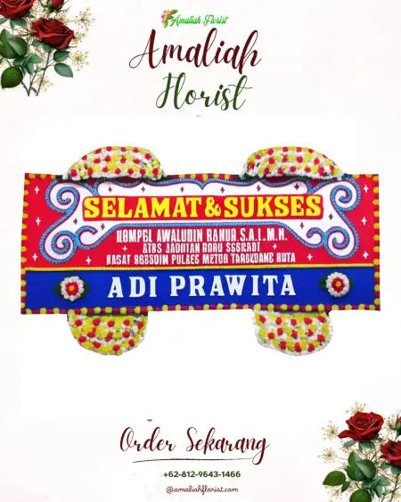 Papan Bunga Ucapan Selamat Belawa